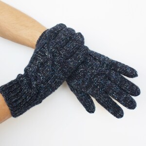 iMongol - Mitones de lana pura para hombre con medio dedo, guantes sin  dedos para mujeres y hombres