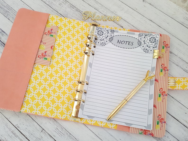 Planner binder A5 planner binder A5 planner cover A5 ring Etsy