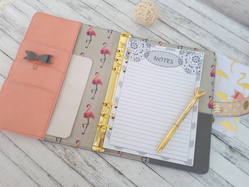 Planner binder A5 planner binder A5 planner cover A5 ring Etsy