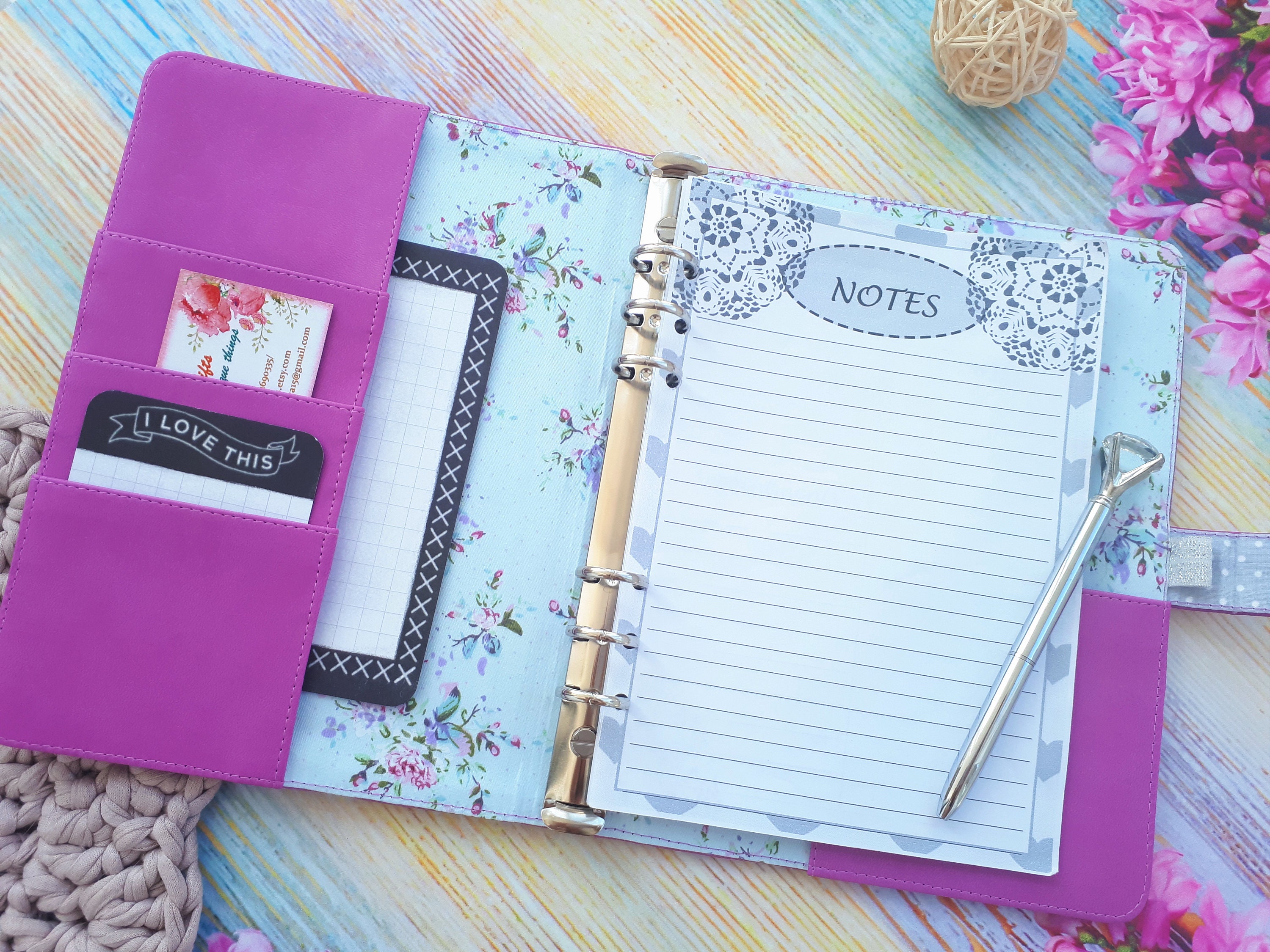 Planner binder A5 planner binder A5 planner cover A5 ring Etsy