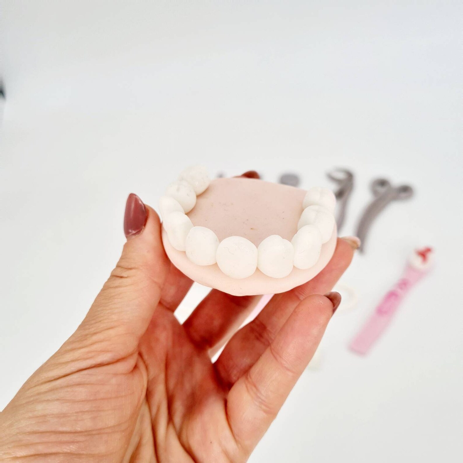 Dentist Fondant Set Fondant Teeth Fondant Dentist Tools Etsy UK