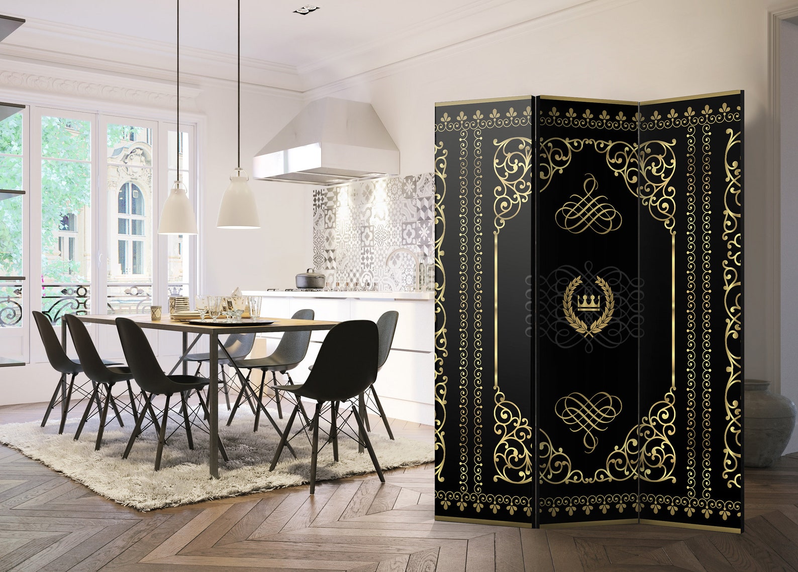 Elegant room divider with design 2 Available Sizes Etsy