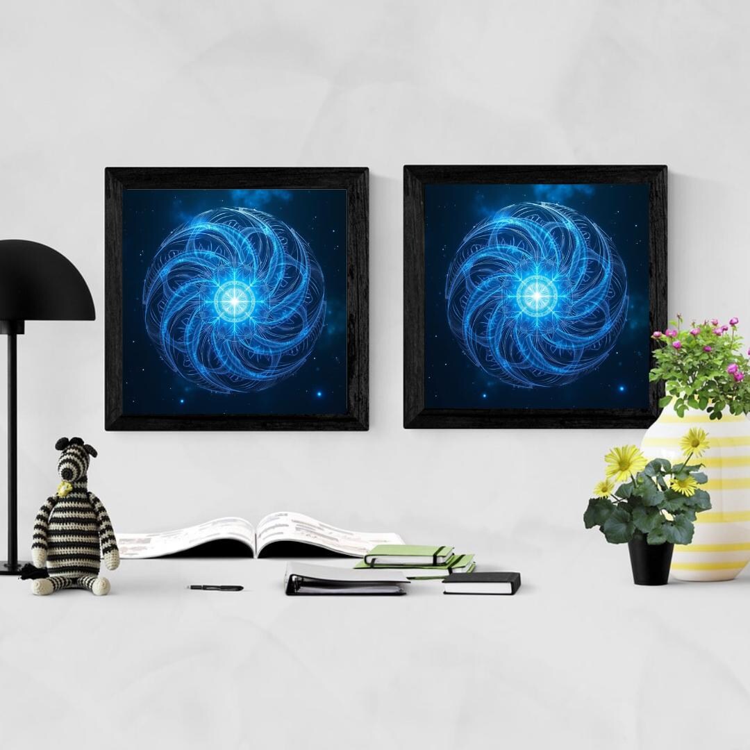 Sacred Geometry Spiral - Energy Activation Art | Digital Printable ...