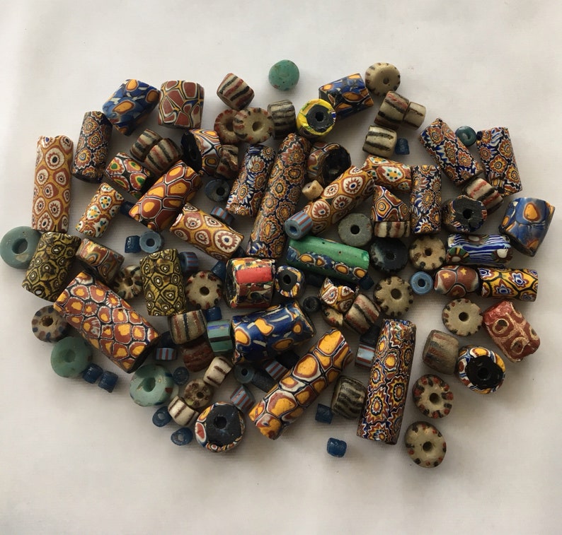 Antique African Trade Beads Etsy