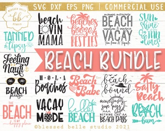 Download Beach Svg Bundle Etsy