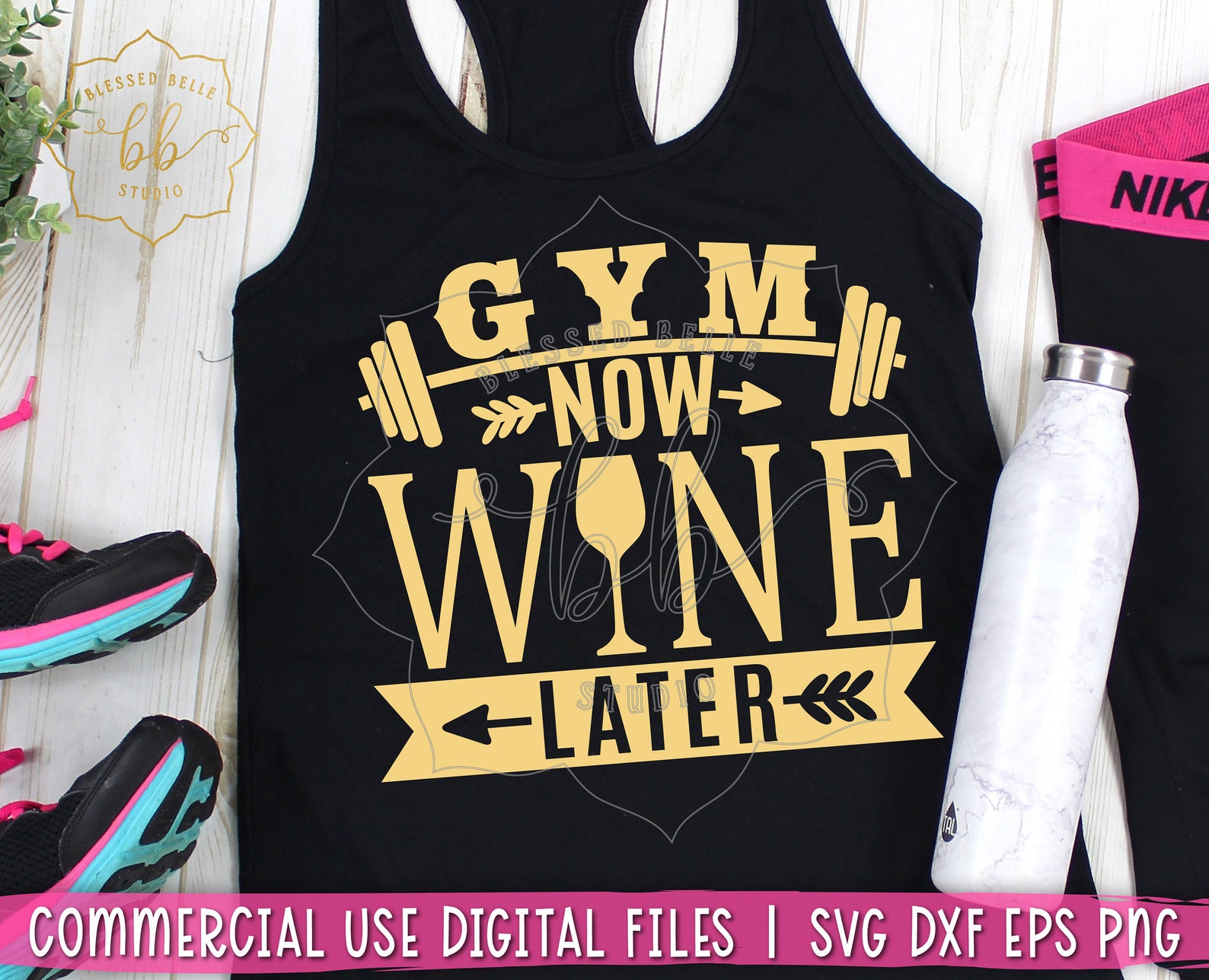 Funny fitness SVG gym now wine later svg fitness svg | Etsy