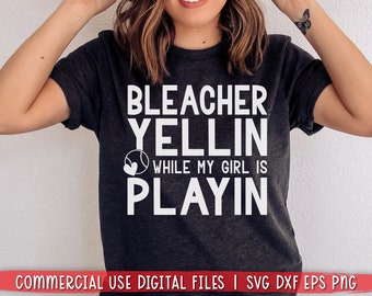 softball mom svg, softball mama SVG, bleacher yellin girl playin svg, softball svg, softball shirt svg, eps, dxf, png, Silhouette, Cricut