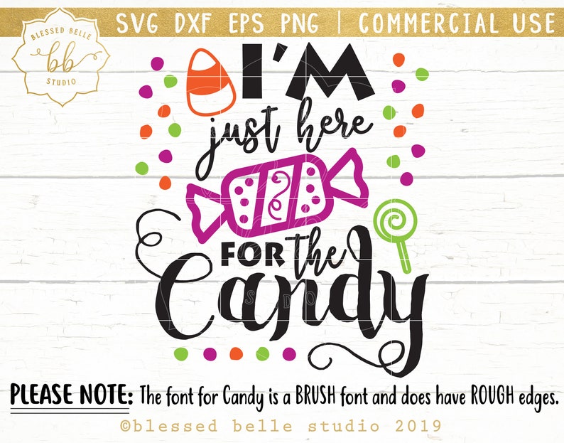 Download I'm just here for the candy SVG Halloween SVG trick or | Etsy