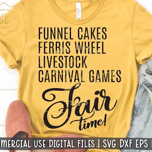 Fair SVG, state fair, fall svg, eps, dxf, png file, Silhouette, Cricut