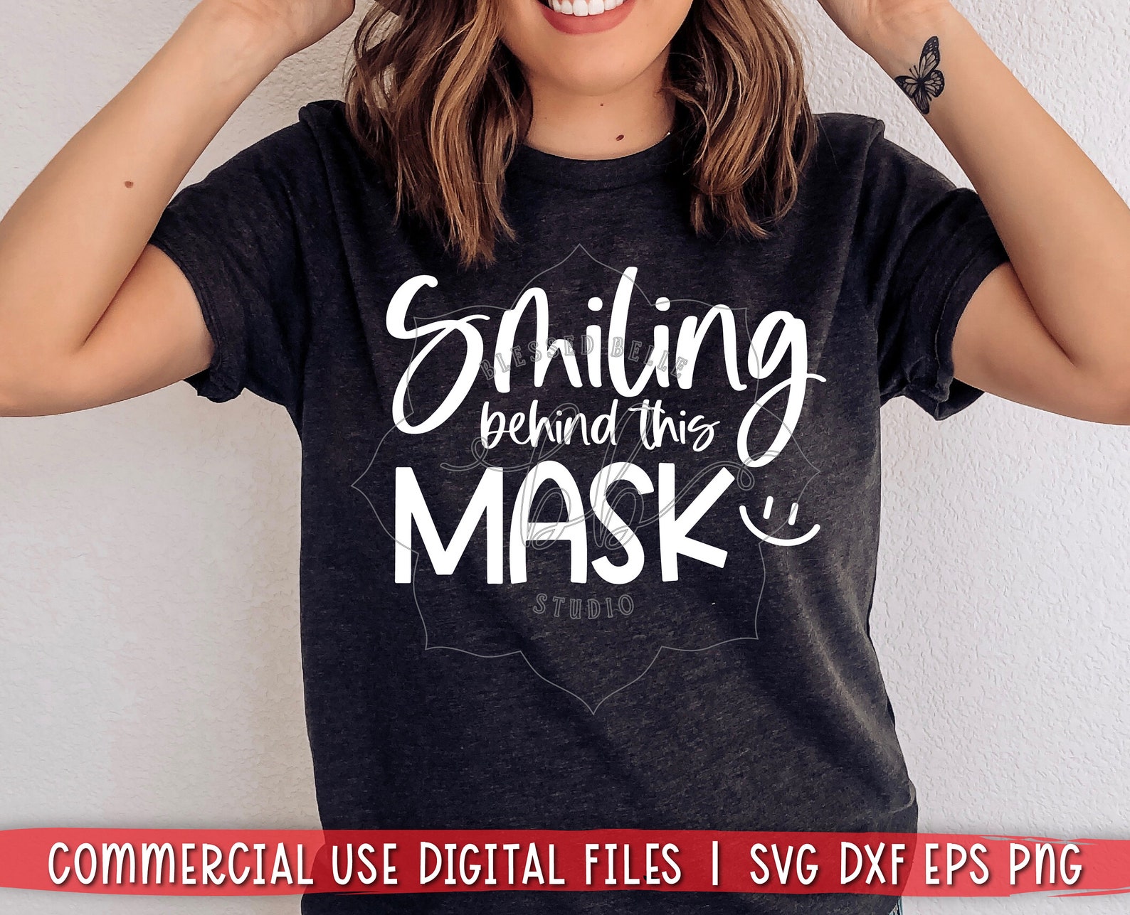 Download Smiling behind this mask svg pandemic svg teacher svg covid | Etsy