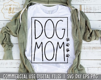 chien maman SVG, chien SVG , chien maman vie svg, chiot maman svg, doggy maman svg, fourrure maman svg, dxf, png, eps cut file, Silhouette, Cricut, usage commercial