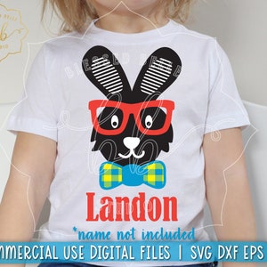 Hipster Hase SVG, junge Ostern Svg, Hipster Kaninchen Svg, Ostern Svg, Hipster Hase, Svg für Ostern Shirt Svg, Eps, Dxf, Png, Silhouette Cricut