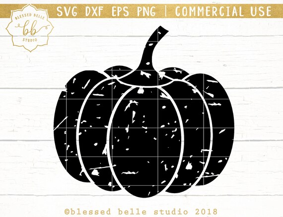 Pumpkin Svg Distressed Pumpkin Svg Fall Svg Pumpkin Etsy