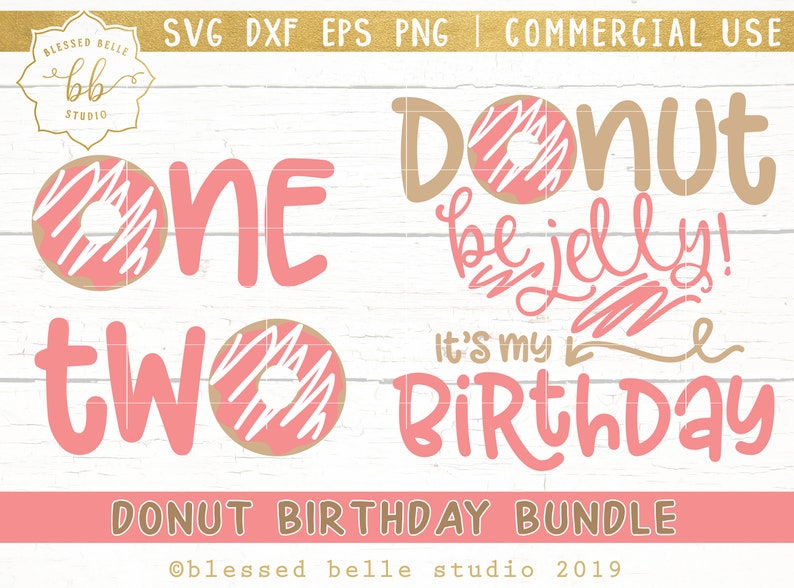 Download Donut birthday svg donut be jelly svg first birthday svg | Etsy