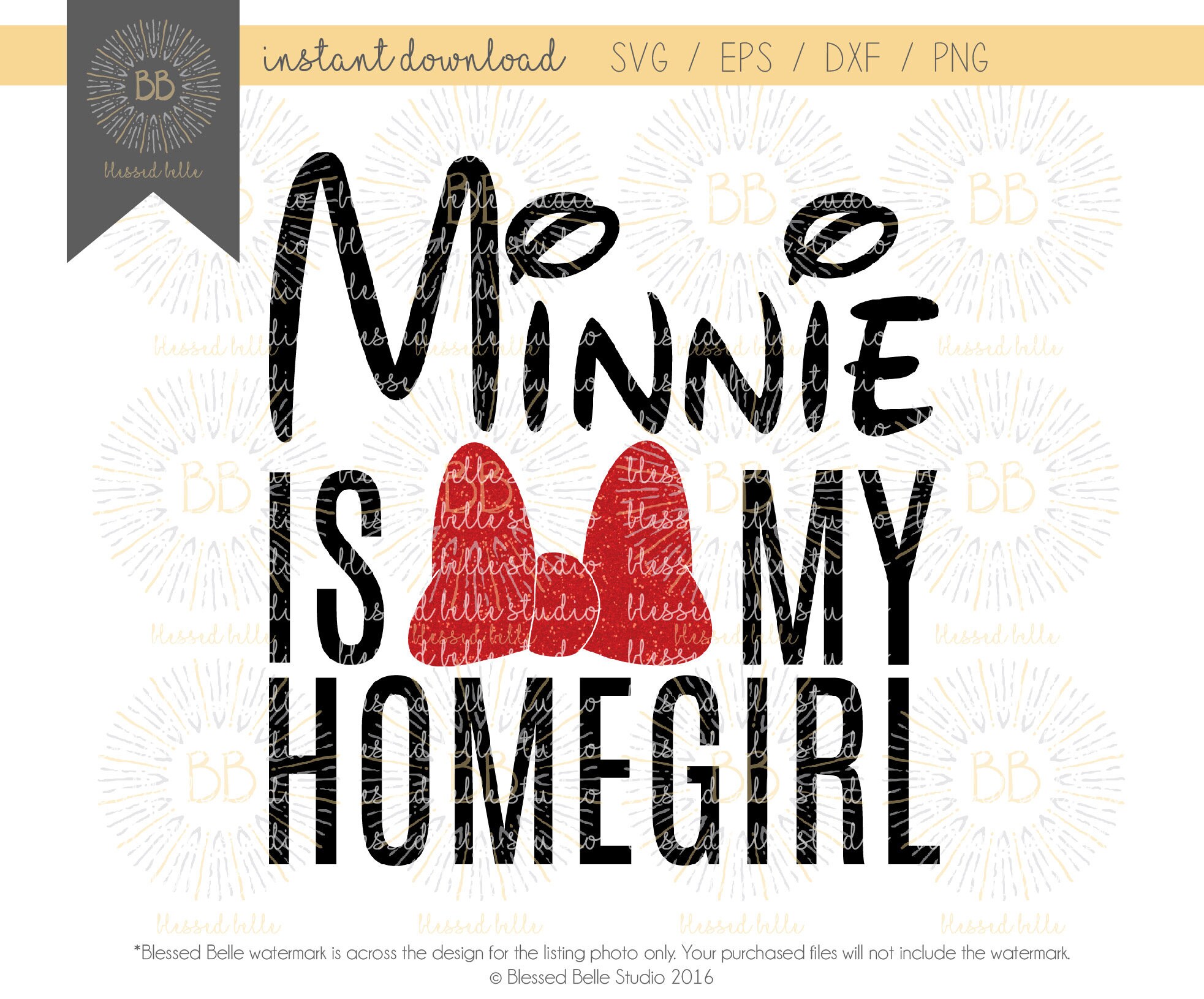 Download minnie is my homegirl SVG disney svg eps dxf png file | Etsy