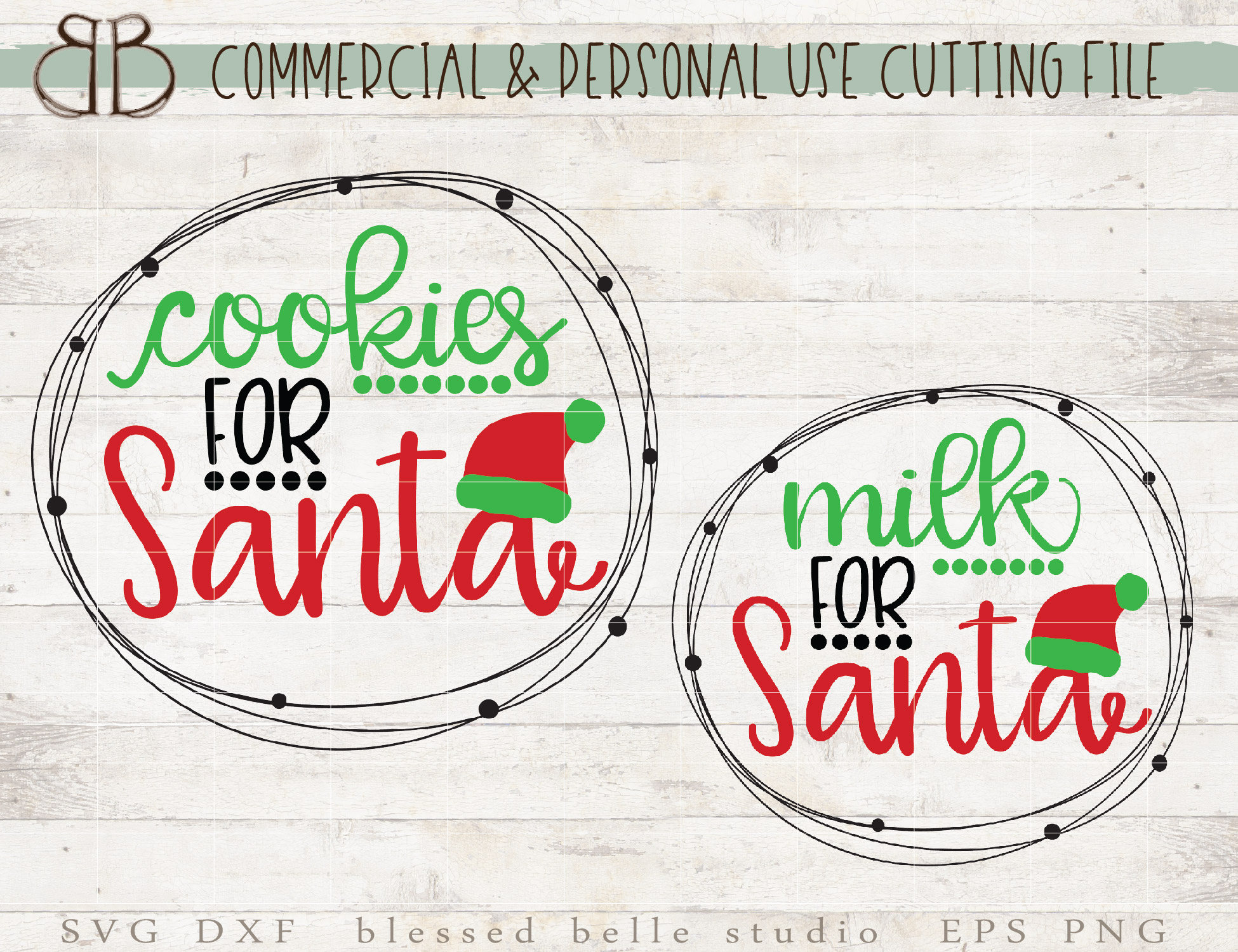Cookies for Santa SVG Milk for Santa SVG Christmas svg Etsy