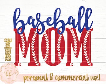 Baseball Mom SVG, girl, baseball svg, eps, dxf, png file, Silhouette, Cricut, commercial use