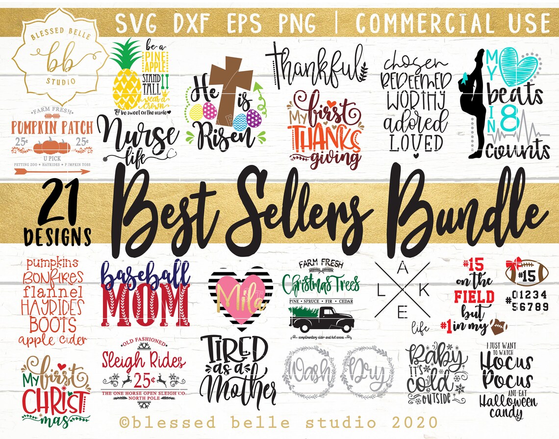Best Sellers Bundle Svg, Fall Svg, Farmhouse Svg, Baseball Svg ...