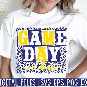 game day vibes svg, png, football SVG, game day svg, leopard game day svg, eps, dxf, png file, Silhouette, Cricut, sublimation, print