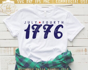 4th of July SVG, July 4th svg, Independence Day svg, America svg, eps, dxf, png, Silhouette, Cricut, commercial use