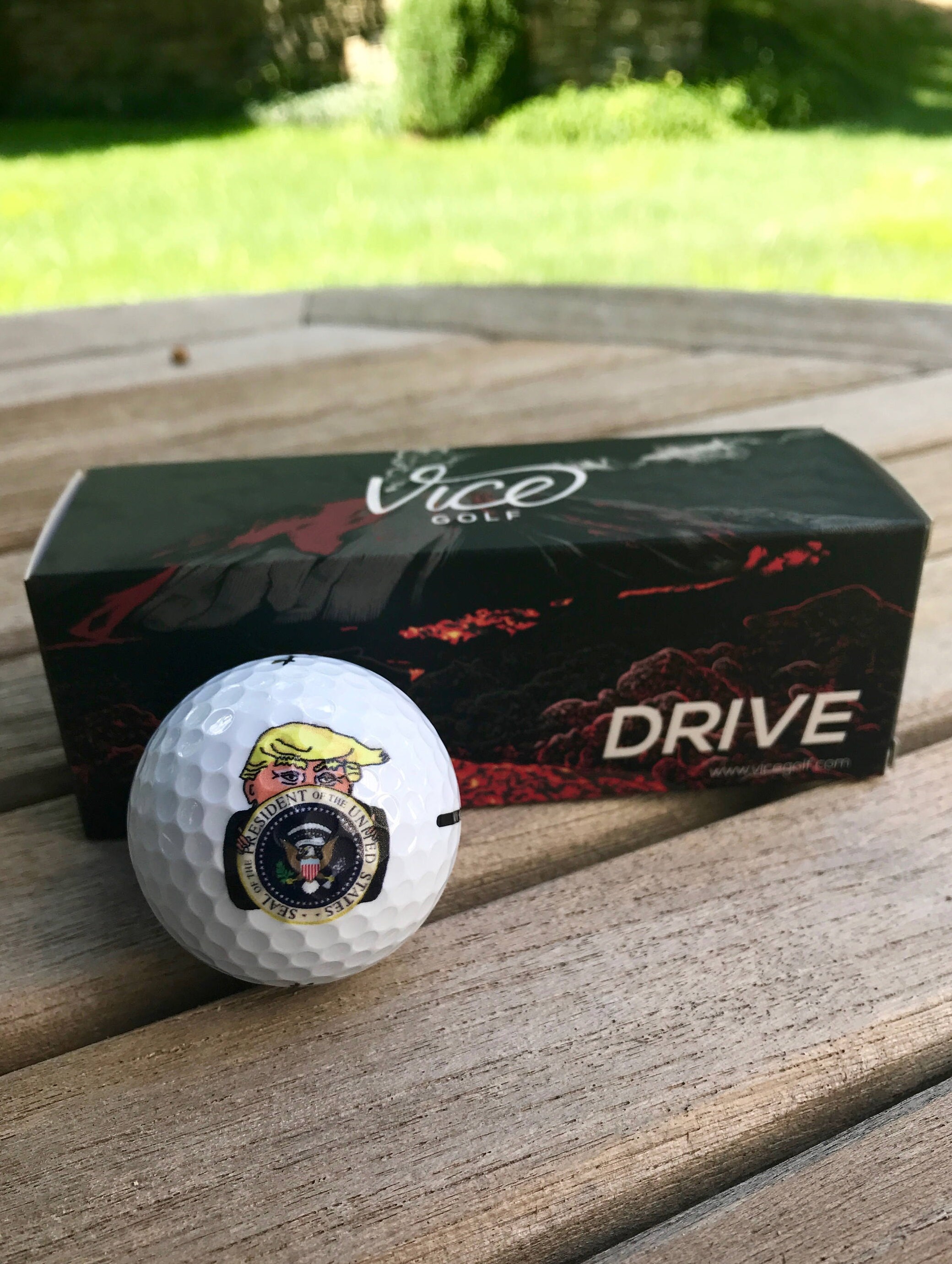 Trump Fake News Golf Balls Etsy