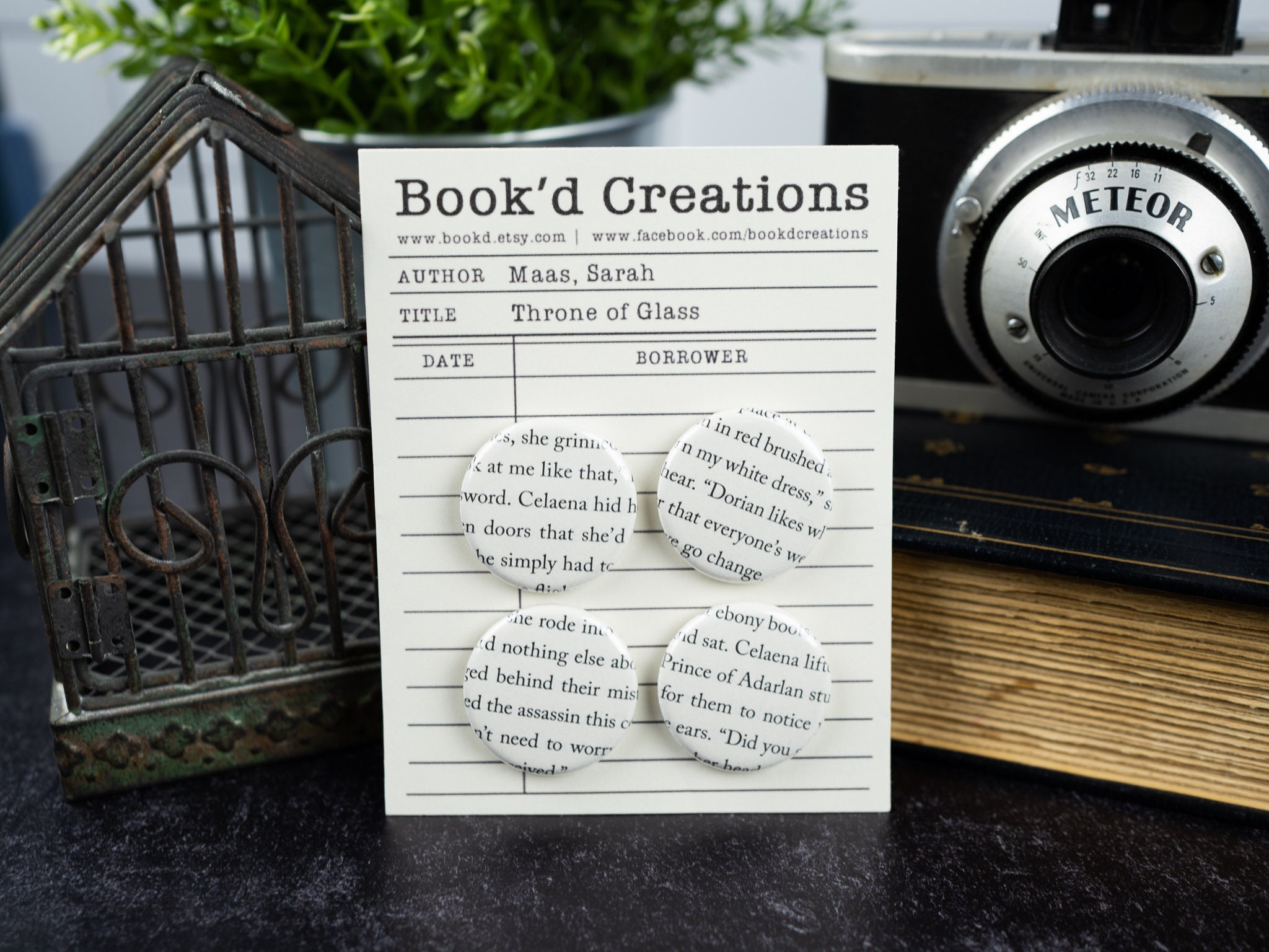 set bookish literary set of Etsy