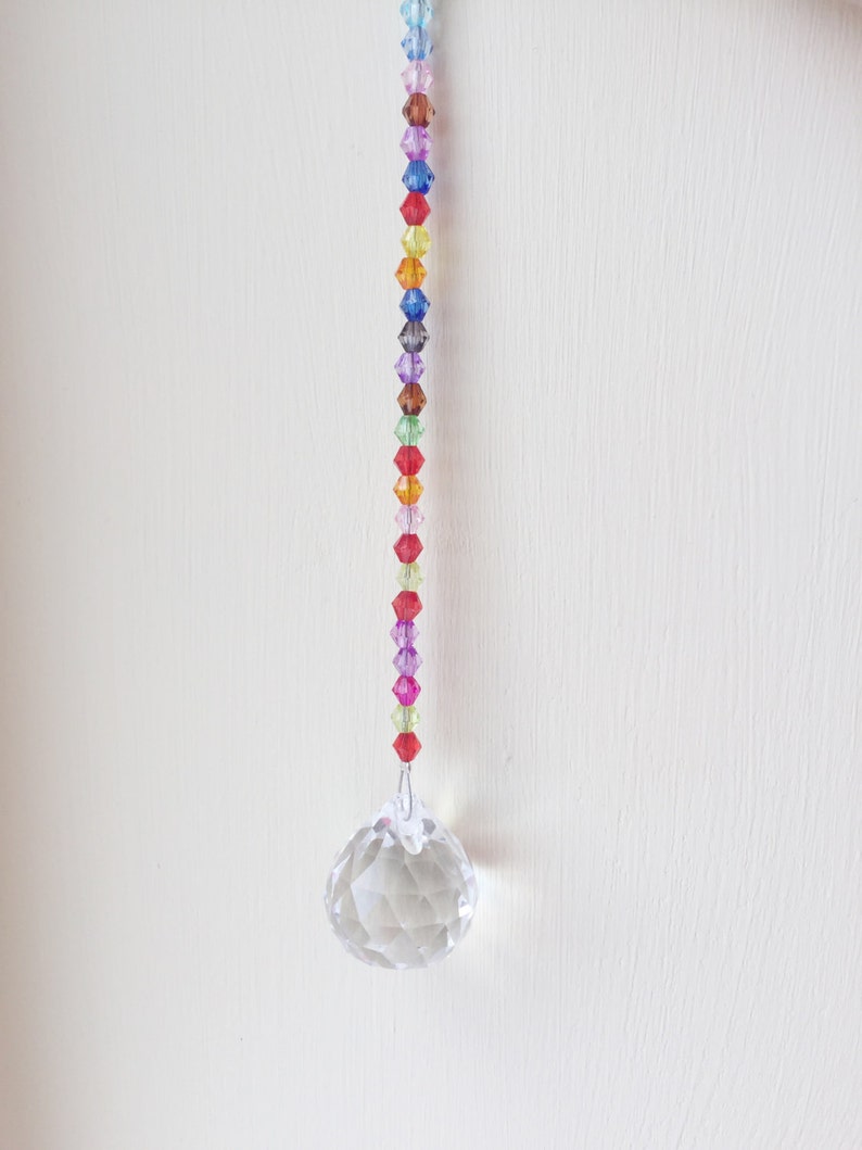 Beaded Crystal Suncatcher Etsy