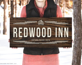 Custom Bar Sign, Wood Bar Sign, Personalized Bar Signs, Home Bar Sign, Rustic Home Decor, Bar Gifts, Birthday Gift, Gifts for Him (GP1137)