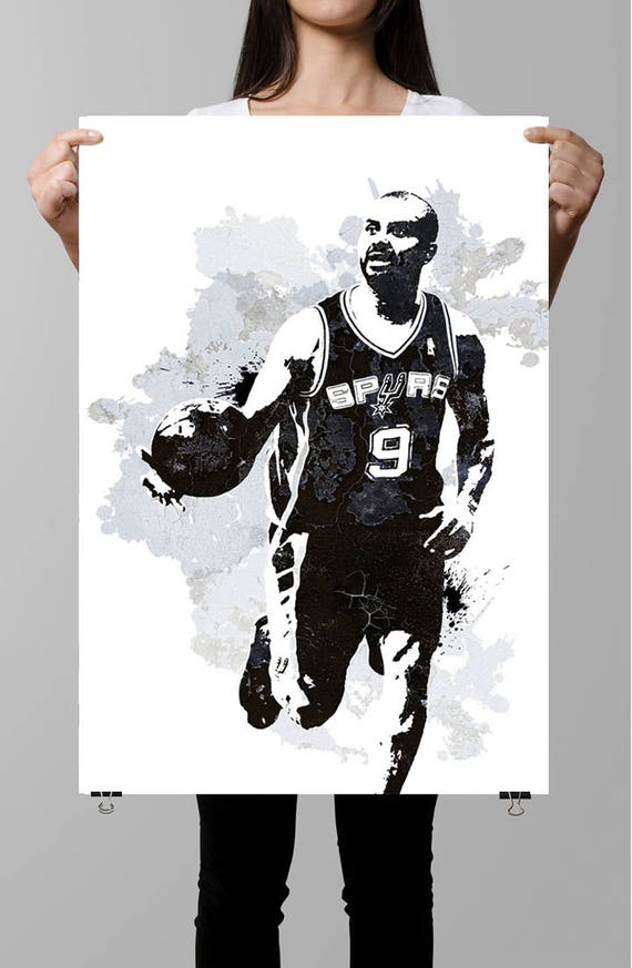 Fan Art Poster Tony Parker San Antonio Spurs Wall Art Poster | Etsy