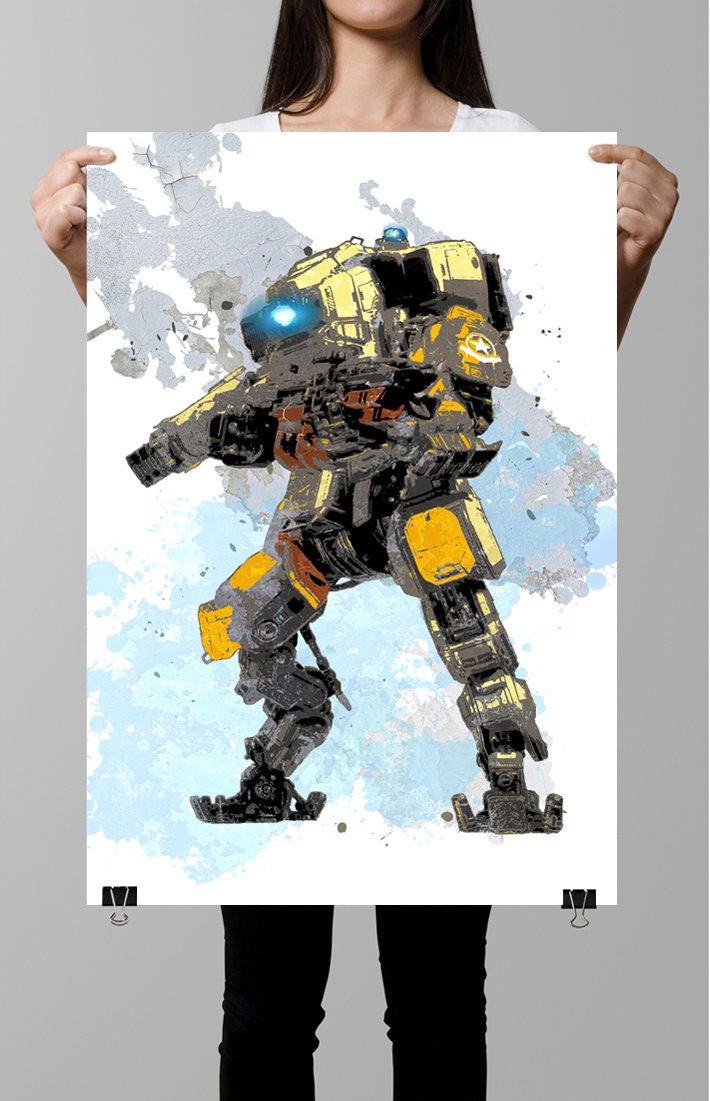 Titanfall 2 Monarch Fan Art Poster Titan Gamer Art 