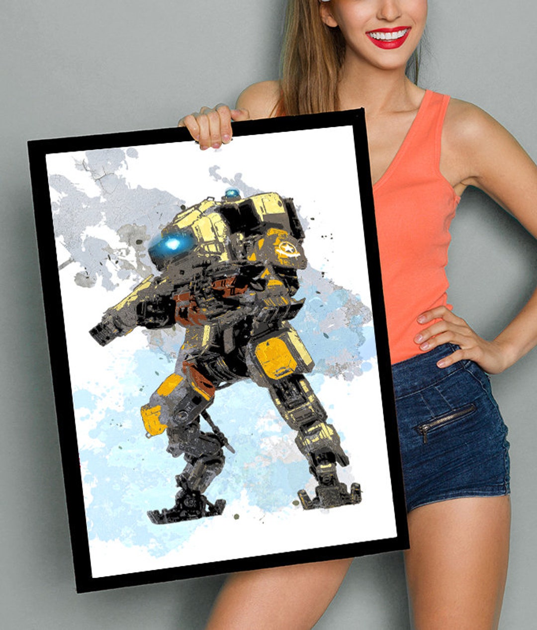 Titanfall 2 Monarch Fan Art Poster Titan Gamer Art 