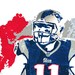 Fan Art Poster, Julian Edelman New England Patriots Poster, Wall Art ...