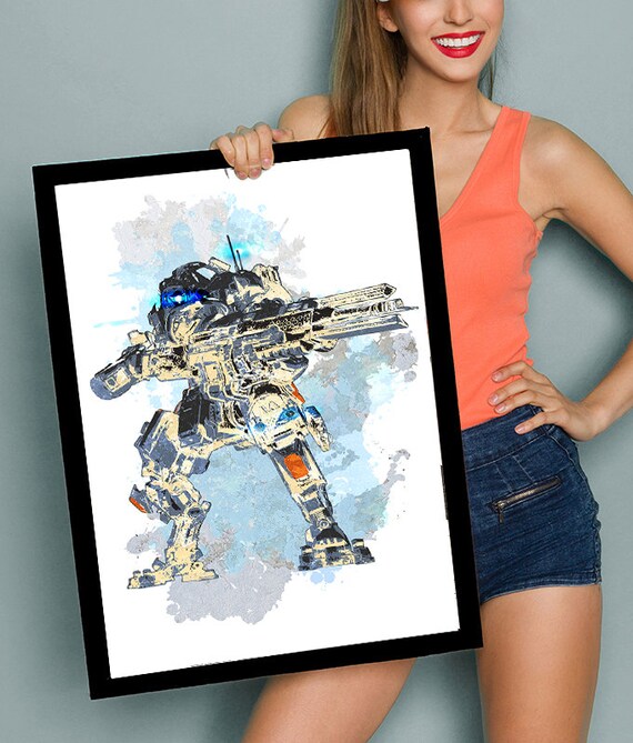 Titanfall 2 Monarch Fan Art Poster Titan Gamer Art 