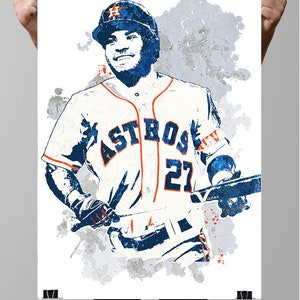 José Altuve, Houston Astros Poster, Wall art, Sports Poster, Fan art, Wall Art, Sports art, Sports Print, Kids Decor