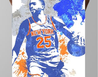 Mikal Bridges NY Knicks Poster: Sports Fan Art Print