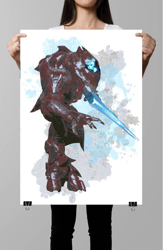 HALO 4 XBOX VIDEO GAME POSTER MASTER CHIEF SPARTAN 24/"X36/" NEW