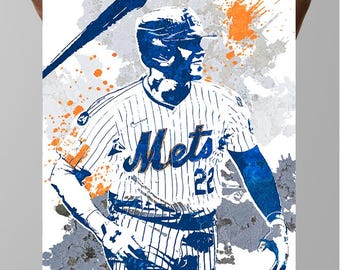 Juan Soto New York Mets Art Poster: Baseball Wall Decor
