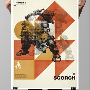 Titanfall 2 Scorch Prime Fan Art Wall Art Poster Game Poster 