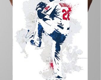 Fan art poster, Corey Kluber Cleveland Indians Poster