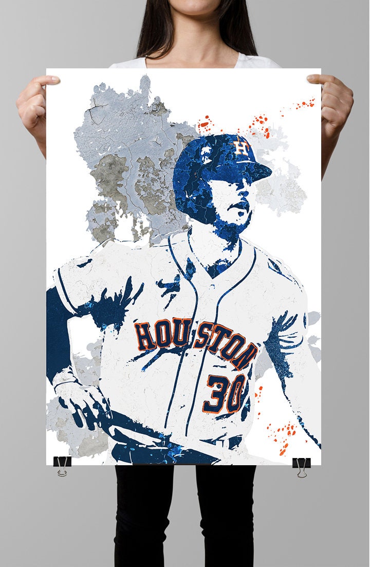 Kyle Tucker, Houston Astros Poster, Wall art, Sports Poster, Fan art, Wall Art, Sports art, Sports Print, Kids Decor Man Cave Kids Room