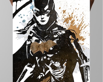 Batgirl Comic Poster,  Barbara Gordon, DC Comics, Arkham, Movie posters, Comic Poster, Wall art, Comics, Gaming poster, Batgirl poster