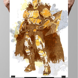 Destiny - Lord Saladin, Saladin Forge - Fan Art Poster, Game poster, Gamer art, Geek, Geek Culture, Gamer Posters