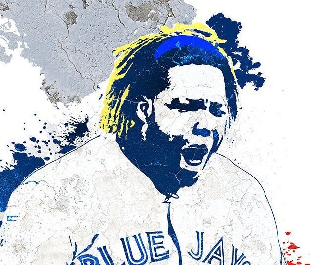 Vladimir Guerrero Jr. Art Poster: Toronto Blue Jays Fan Art Print