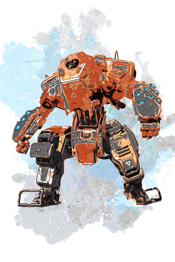 Titanfall 2 Scorch Prime Fan Art Wall Art Poster Game Poster 