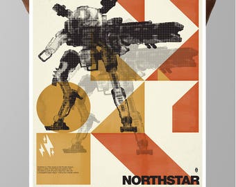 Titanfall 2 Monarch Fan Art Poster Titan Gamer Art 