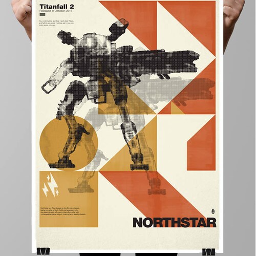 Titanfall 2 Northstar Fan Art Poster Titan Post Modern Etsy Titanfall 2 Northstar Fan Art Poster Titan Post Modern Etsy
