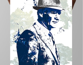 Tom Landry Cowboys Art Print: Vintage Sports Poster