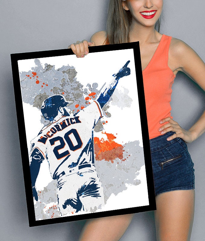 Chas Mccormick Houston Astros Poster Wall Art Sports Poster 