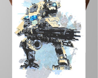 Titanfall 2 - Legion - Fan-Kunst-Poster, Titan, Gamer Kunst, Geek, Geek Kultur, Gamer Poster