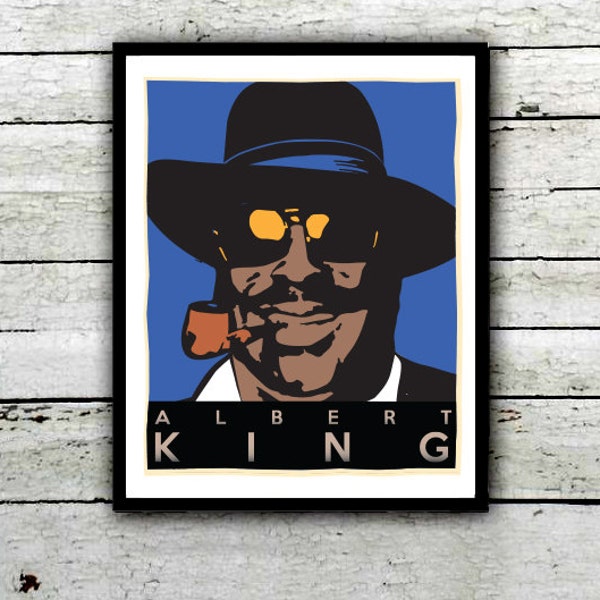 Albert King , Born Under a Bad Sign, Sky is Crying,  Blues Legend Poster